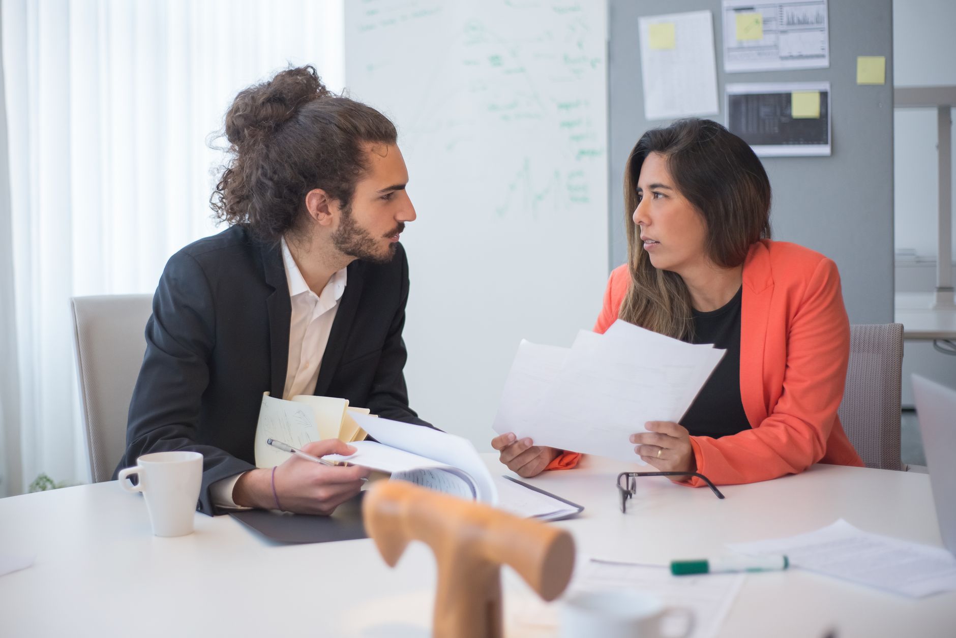 Discovery call discussion between business owner and service provider about script configuration